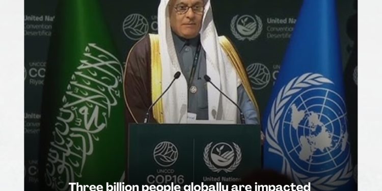 Three billion people globally are impacted by land degradation