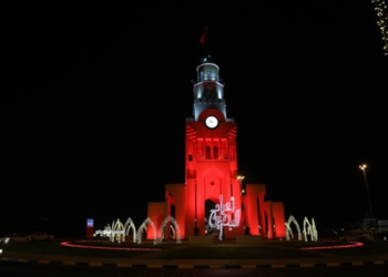 Southern Area Municipality decorates key locations for Bahrain National Day celebrations